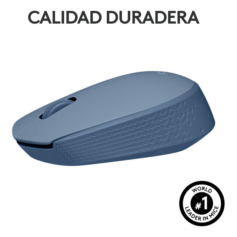 Combo Mouse Inalámbrico Logitech M170 + Pad Studio Series, Gris Az