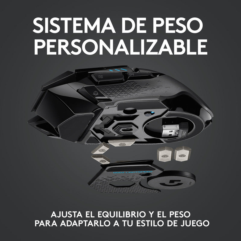 Mouse Gamer Inalámbrico Logitech G502 Lightspeed 25600dpi