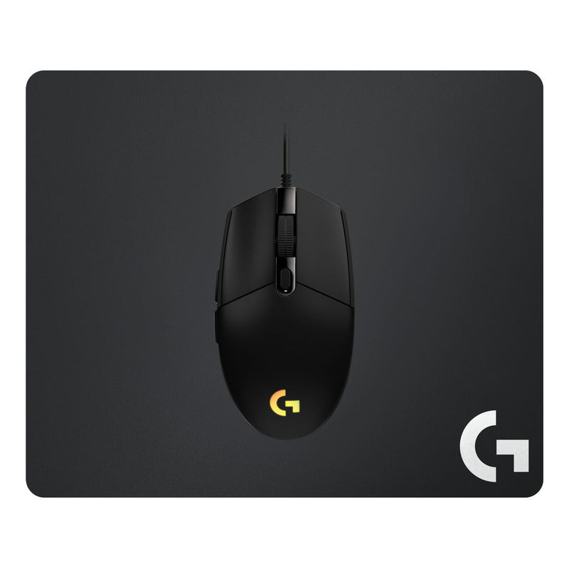 Combo Gamer Logitech Mouse G203 RGB Negro + Pad Mouse G240