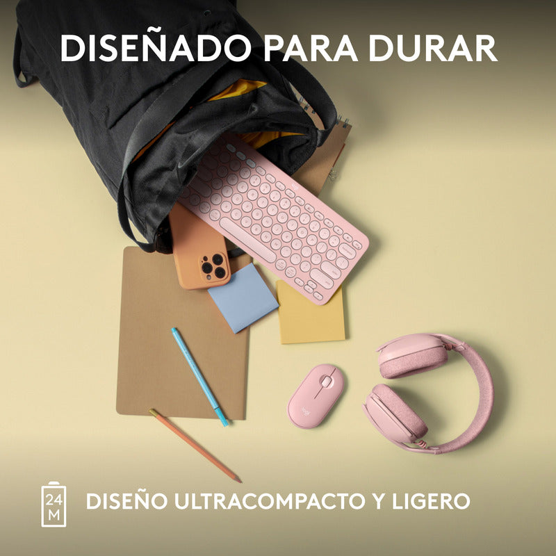 Mouse Logitech Pebble 2 M350s, Bluetooth Multidispositivo