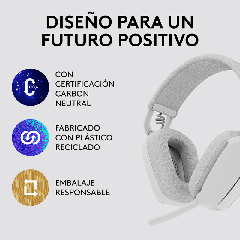Auricular Profesional Logitech Zone Vibe 100 Inalámbrica