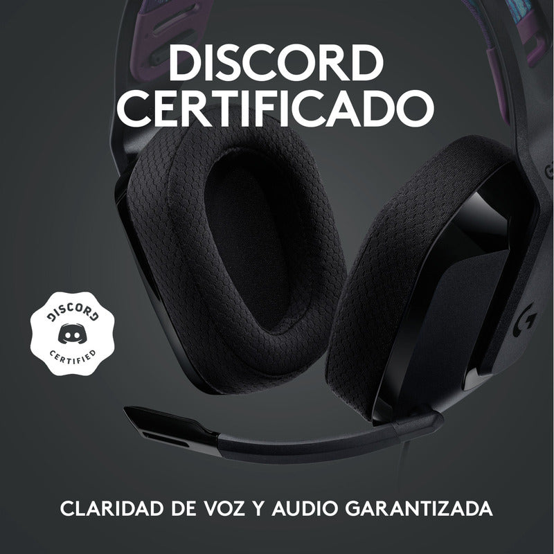 Auriculares Gamer Logitech G335, Pc, Ps5, Xbox / Color & Confort