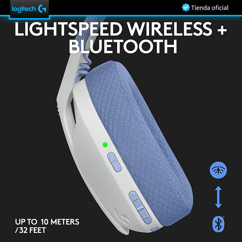 Combo Logitech Auricular Gamer G435 Inalámbrica + Mouse Gamer G305 B