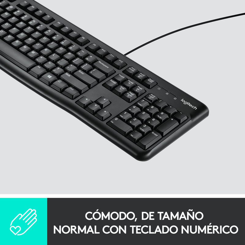 Teclado Usb Logitech K120 Desempeño Agradable Y Silencioso