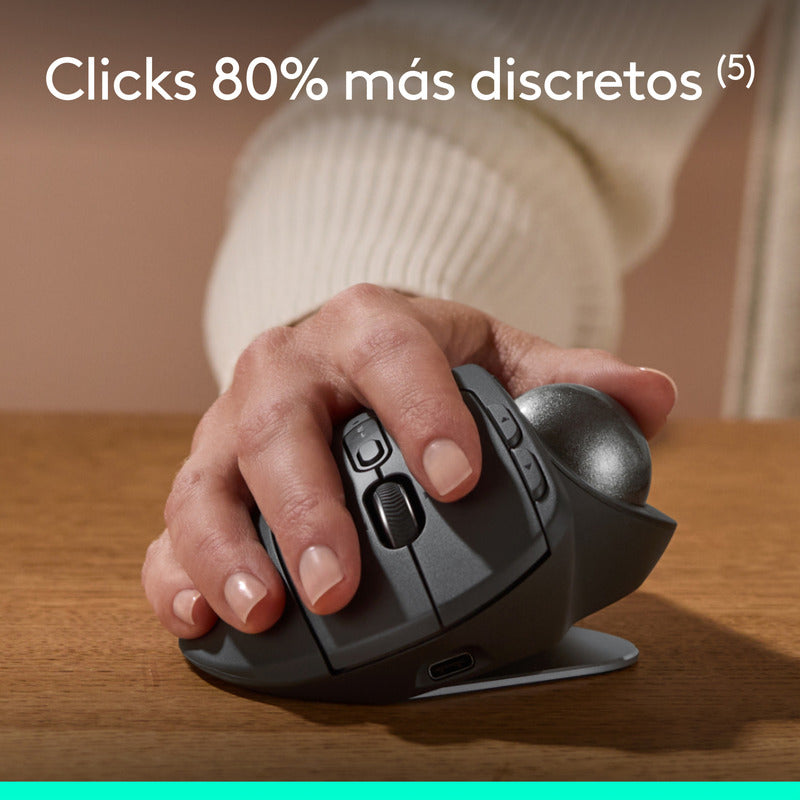 Mouse Logitech Mx Ergo S, Trackball Inalámbrico / Recargable