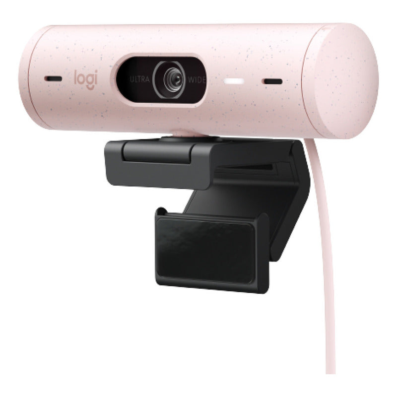 Webcam Full Hd 1080p, Rightlight 4, Logitech Brio 500 Rosado