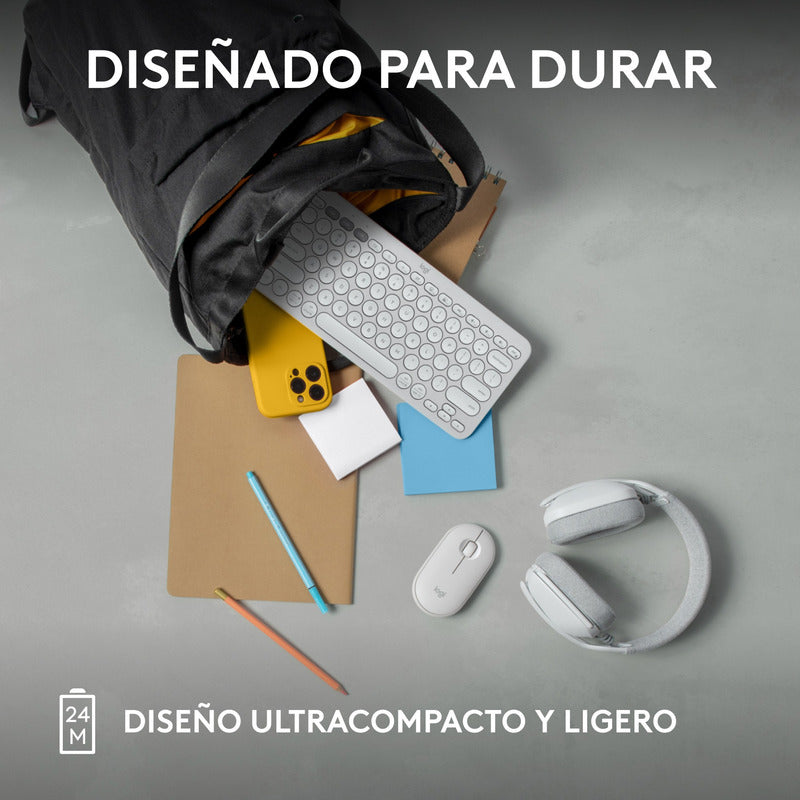 Mouse Logitech Pebble 2 M350s Bluetooth Multidispositivo