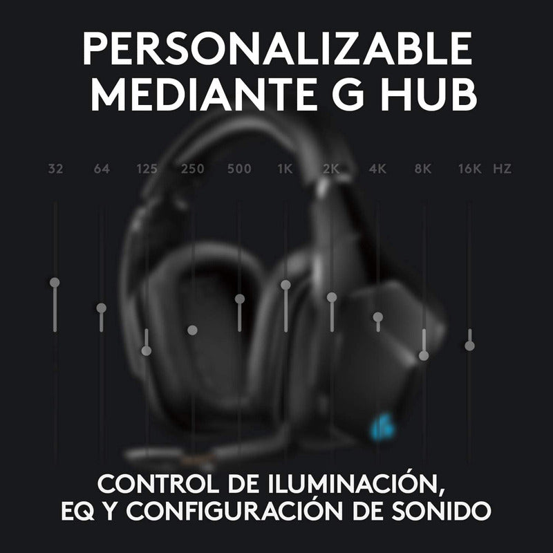 Auriculares Gamerlogitech G935, Inalámbrica 7.1 / Rgb Lightsync