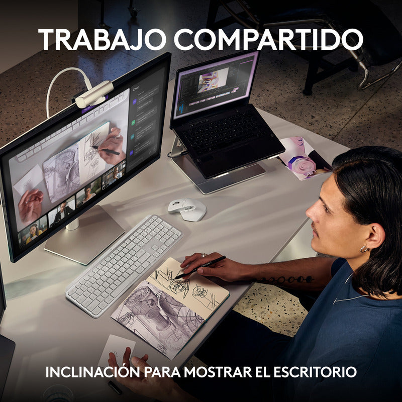 Cámara Web Logitech MX Brio Ultra HD 4K para Colaboración y Streaming