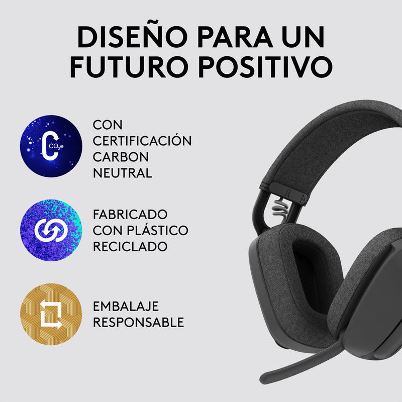 Auricular Profesional Logitech Zone Vibe 100 Inalámbrica