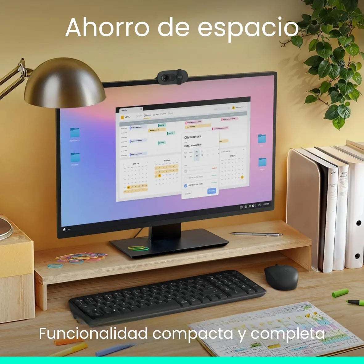 Teclado Multimedia Inalambrico Bluetooth Logitech K250 Blanco