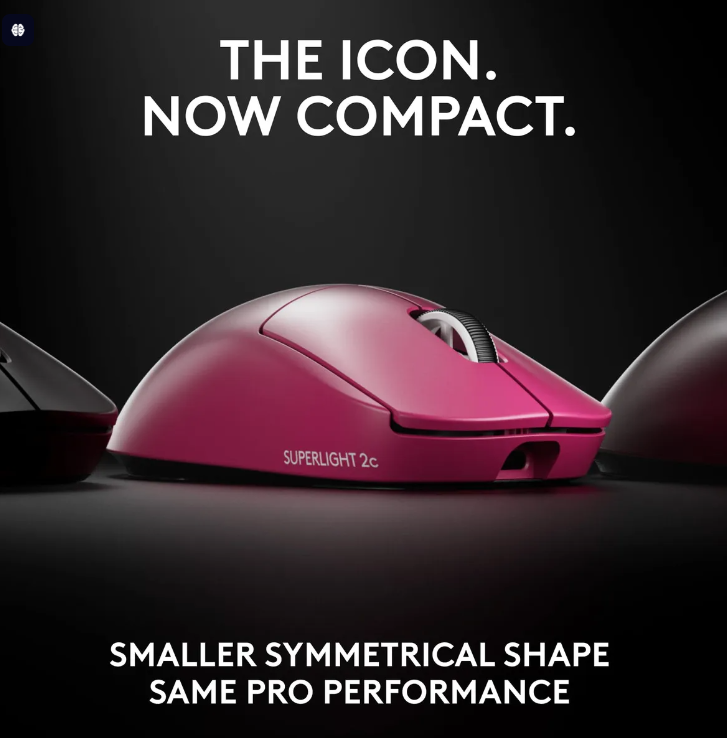 Mouse Gamer Logitech G Pro X Superlight 2C Rosa