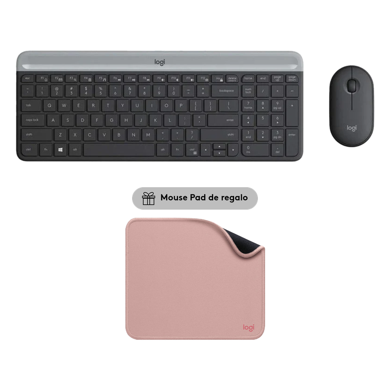 Teclado y Mouse Inalambrico Slim Logitech MK470