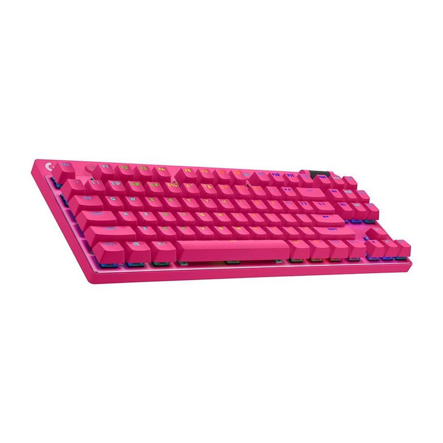 Teclado Gamer Lightspeed Bluetooth Rgb Logitech G Pro X Tkl Rosa