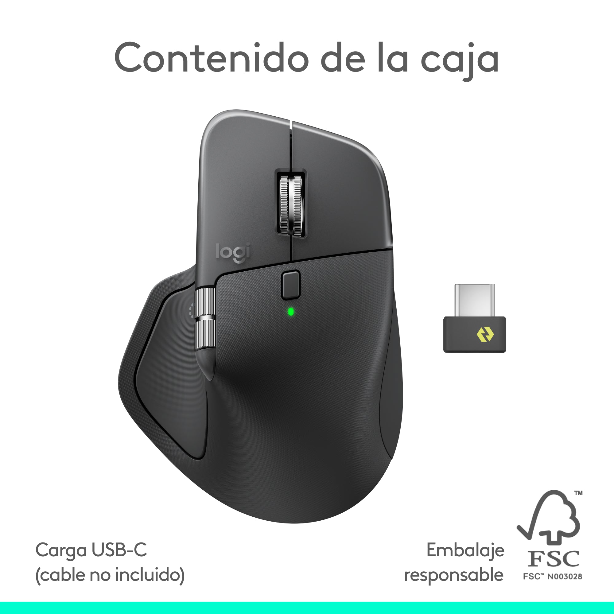 Mouse Inalámbrico Logitech MX Master 4 Negro