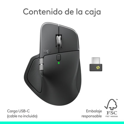 Mouse Inalámbrico Logitech MX Master 4 Negro