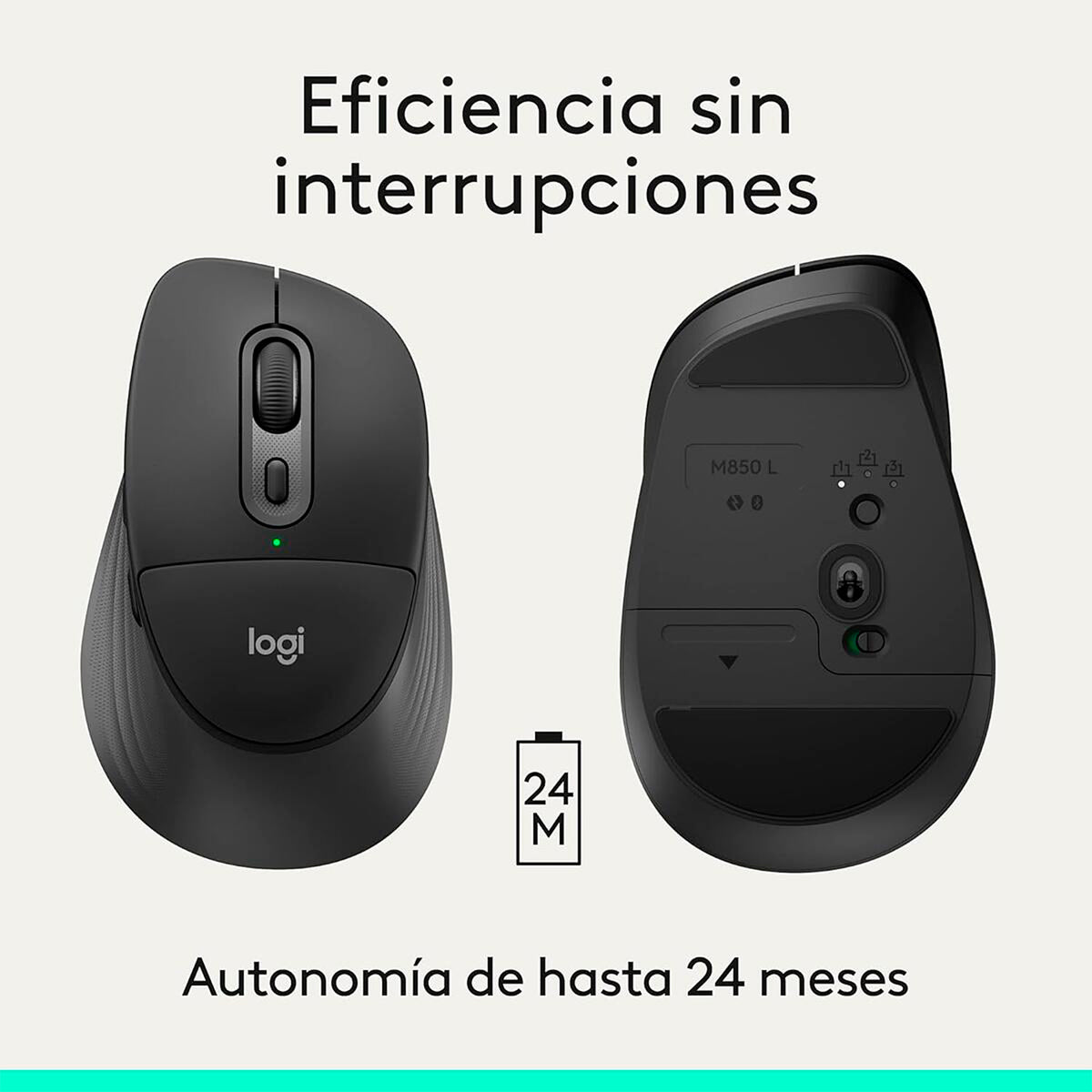 Mouse Inalámbrico Bluetooth Logitech M850 L Signature Comfort Plus
