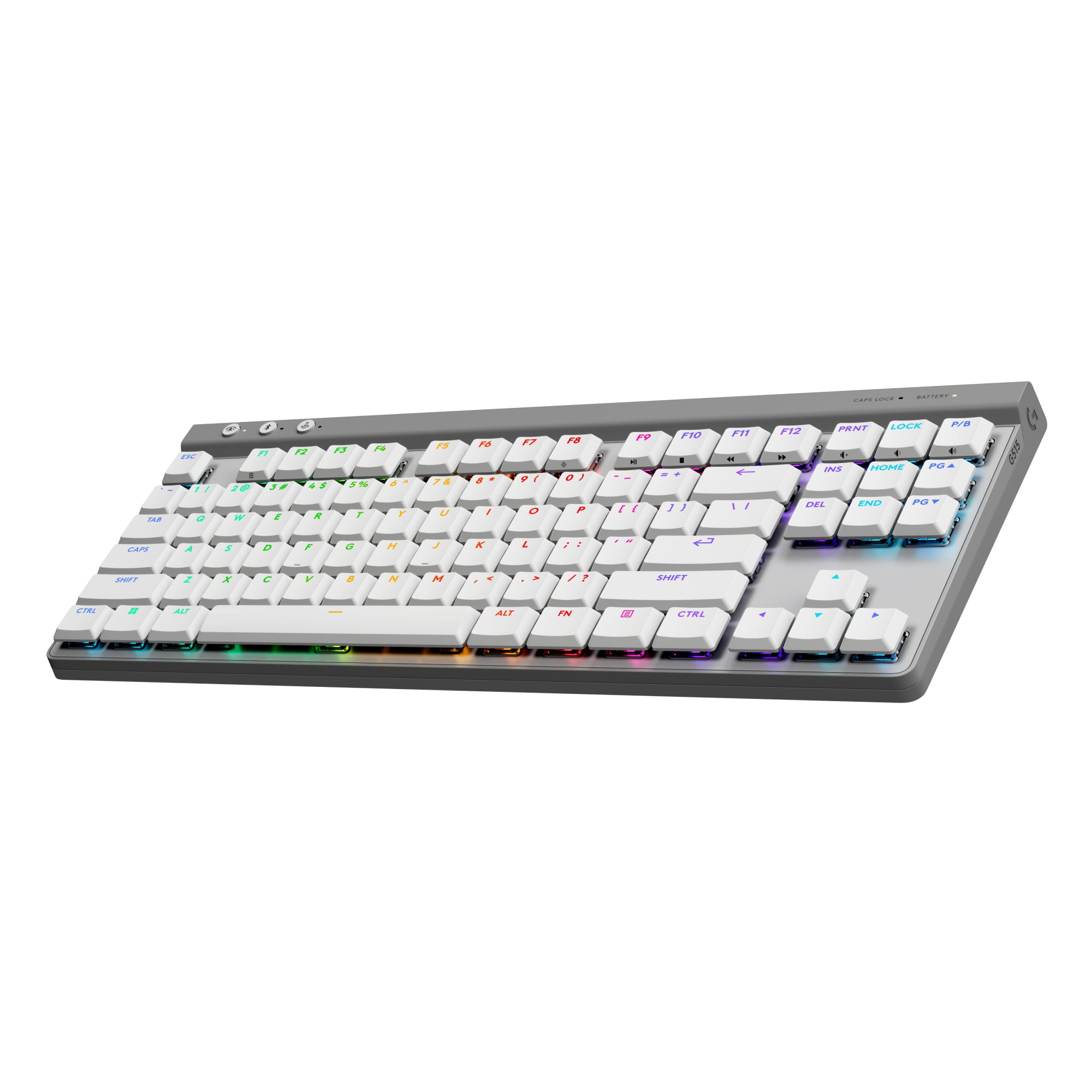 Teclado inalámbrico Logitech G515 LIGHTSPEED TKL para juegos Blanco
