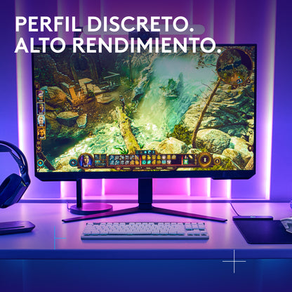 Teclado inalámbrico Logitech G515 LIGHTSPEED TKL para juegos Blanco