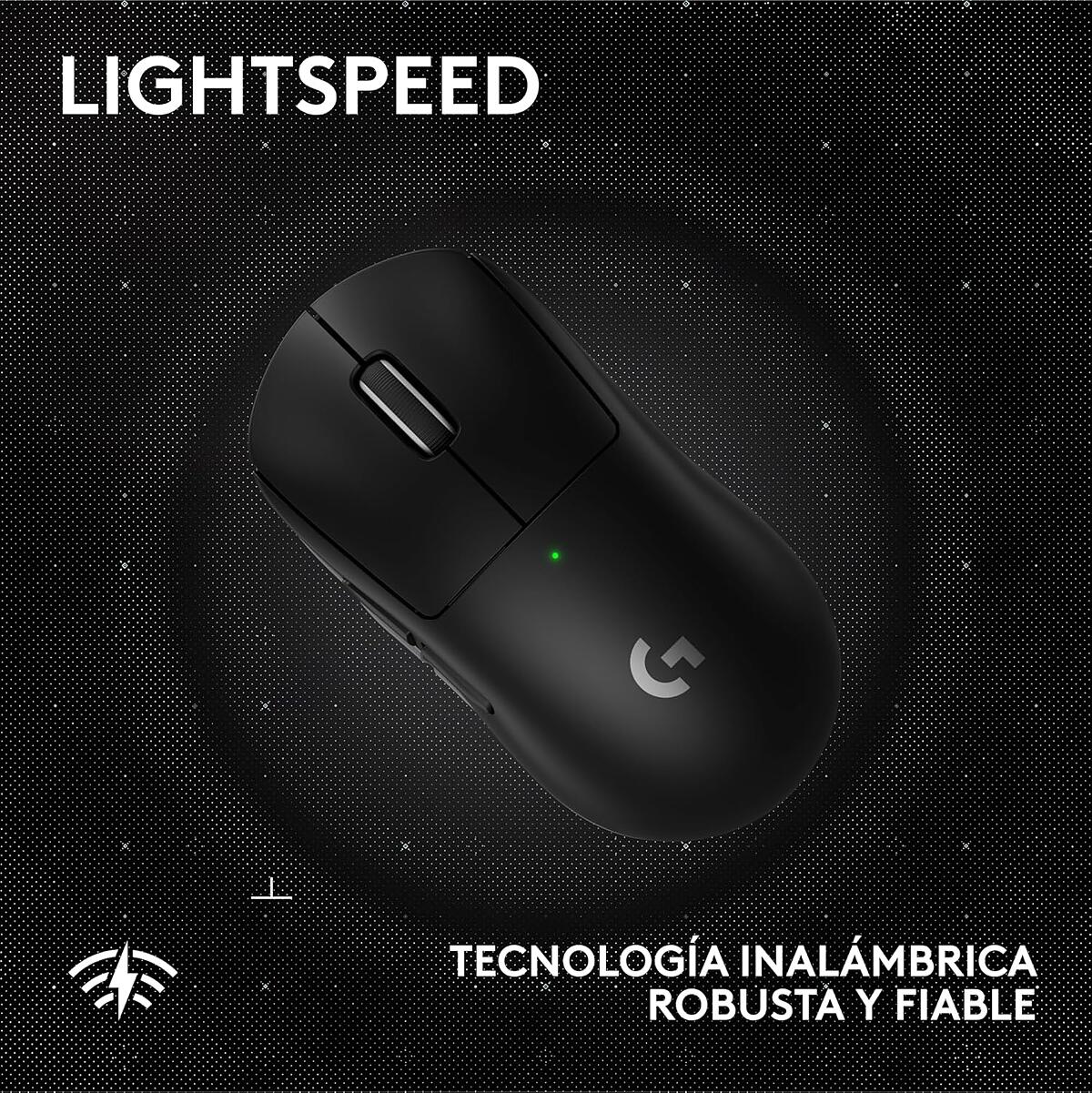Mouse Inalámbrico Logitech PRO X SUPERLIGHT 2 SE LIGHTSPEED Negro