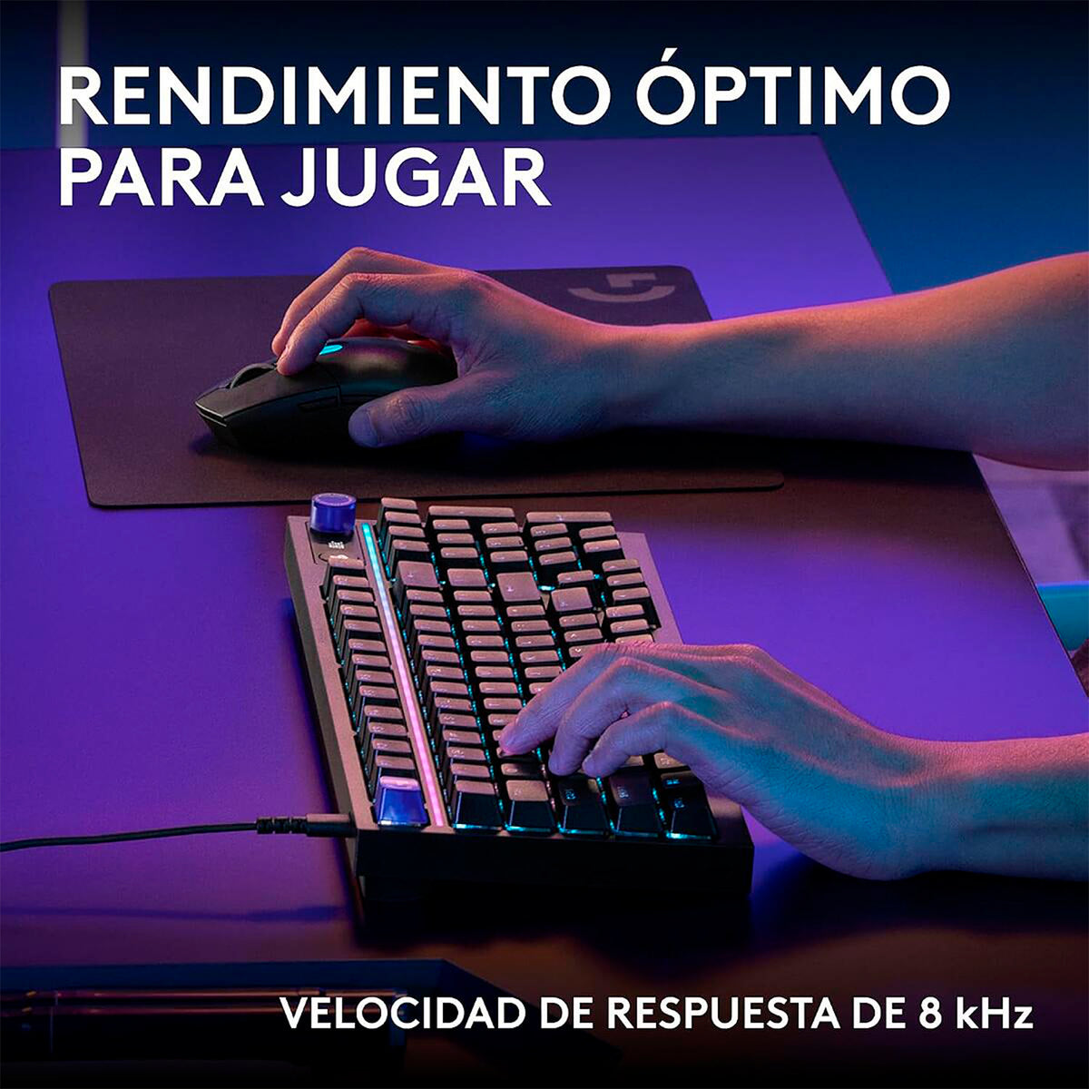 Teclado Logitech G512 X 75 Gaming Analógico/Mecánico TMR
