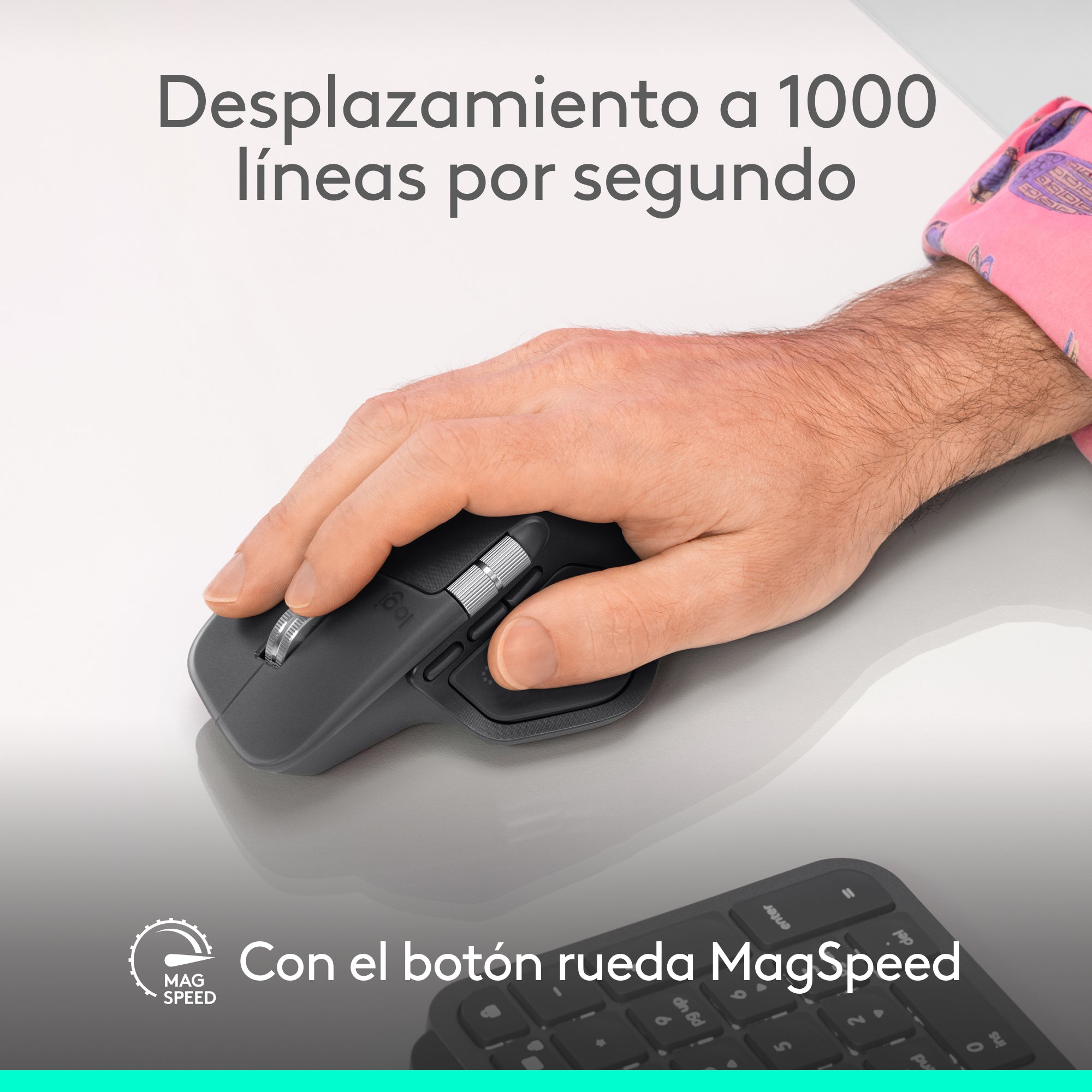 Mouse Inalámbrico Logitech MX Master 4 Negro