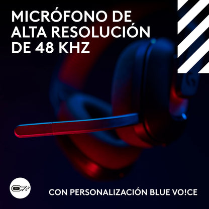 Audífonos inalámbricos ASTRO A20X para juegos LIGHTSPEED con PLAYSYNC AUDIO y LIGHTSYNC RGB