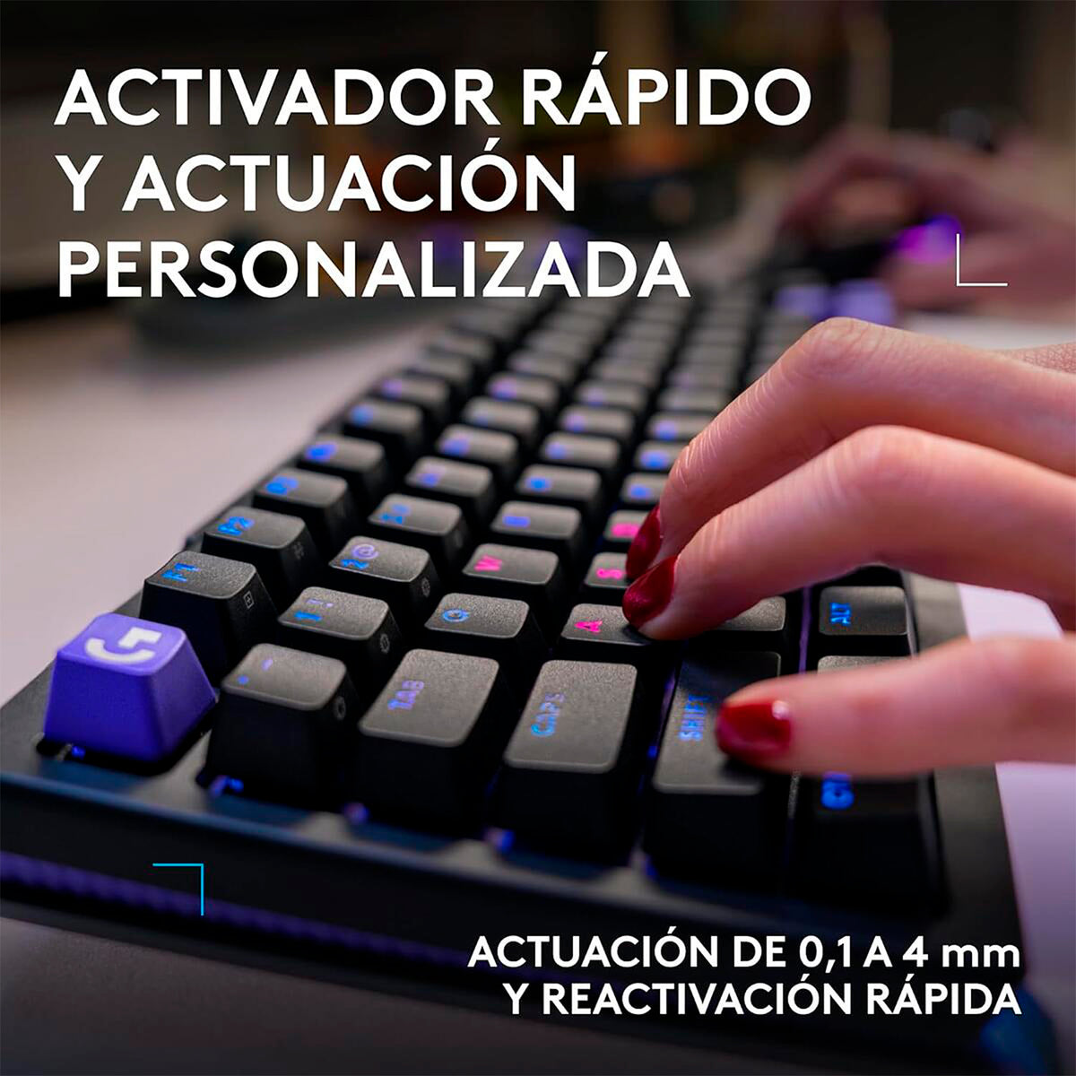Teclado Mecánico Gamer Logitech G G512 X 75 RGB Negro
