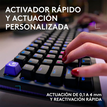 Teclado Mecánico Gamer Logitech G G512 X 75 RGB Negro