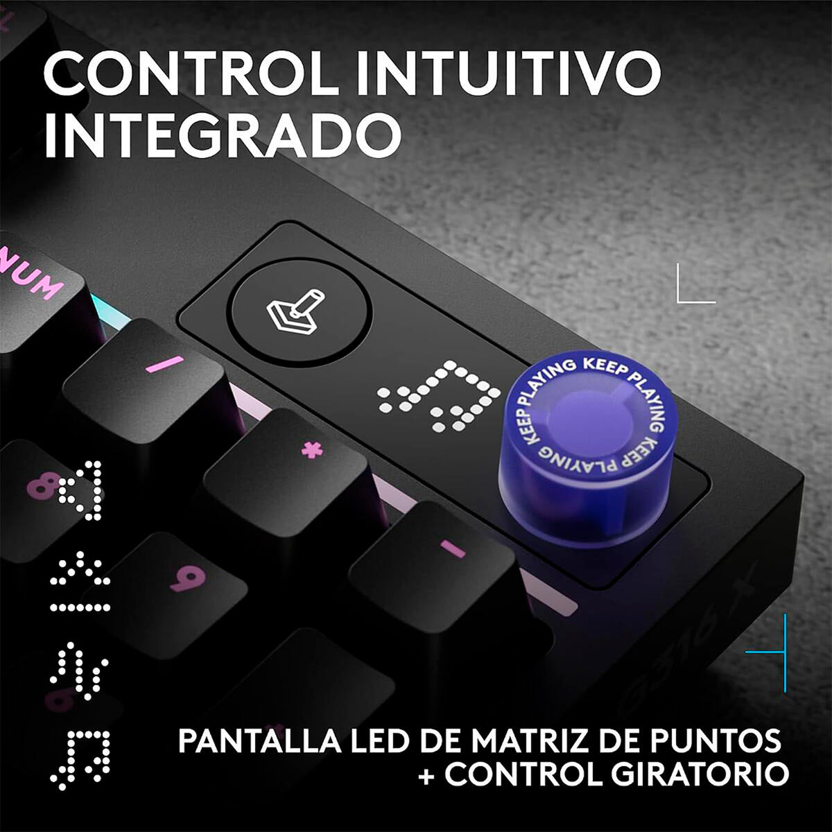 Teclado Logitech G512 X 75 Gaming Analógico/Mecánico TMR