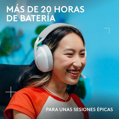 AudÍfonos con micrófono inalámbricos G321 LIGHTSPEED para juegos Blanco