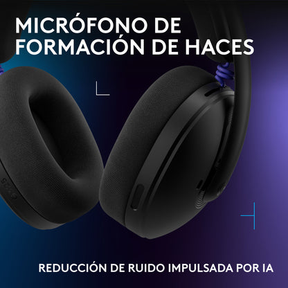 AudÍfonos con micrófono inalámbricos G325 LIGHTSPEED para juegos Negro