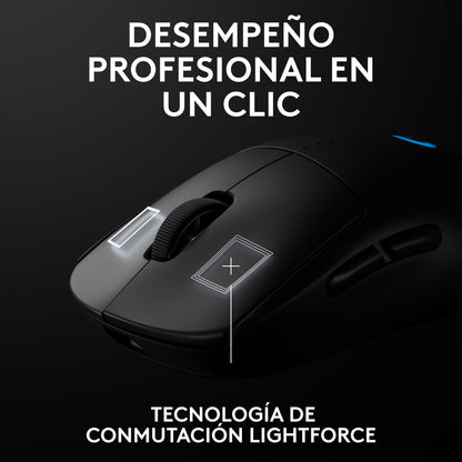 Mouse inalámbrico para juegos PRO 2 LIGHTSPEED Negro
