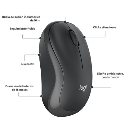 Mouse Inalámbrico silencioso M240