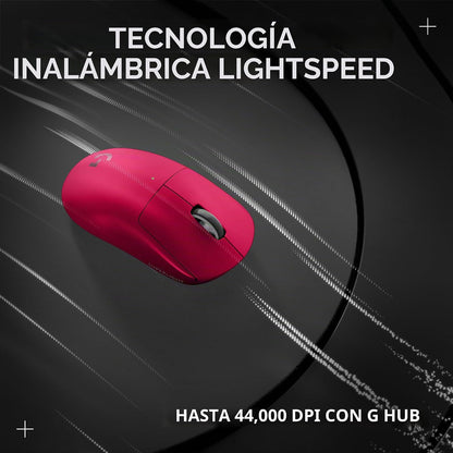 Mouse Gamer Logitech G Pro X Superlight 2 Lightspeed Magenta Lat-272