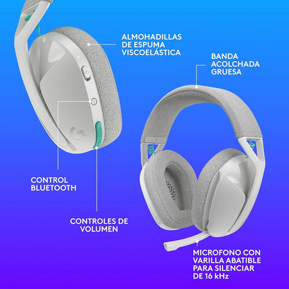 AudÍfonos con micrófono inalámbricos G321 LIGHTSPEED para juegos Blanco