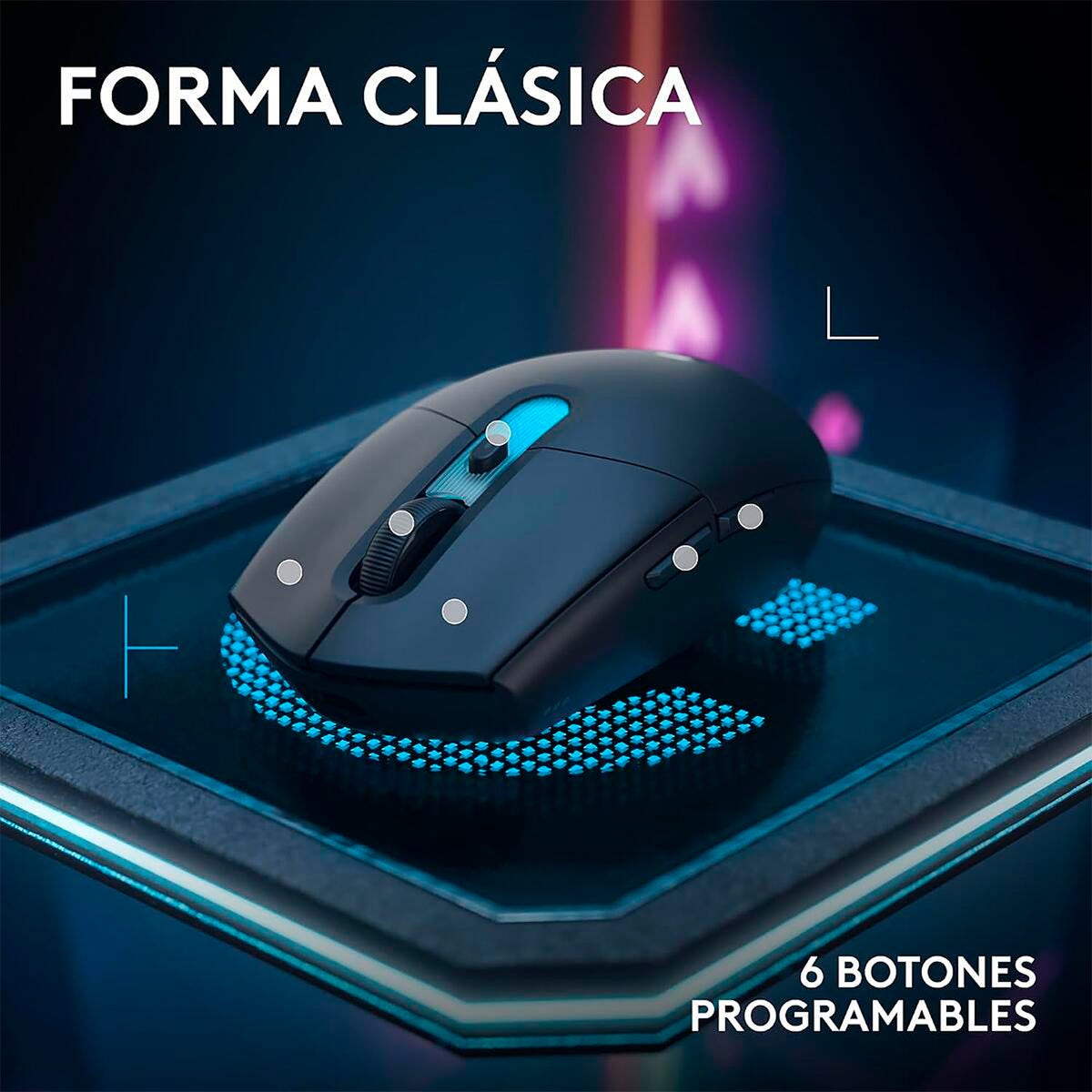 Mouse Gamer Inalámbrico Logitech G305 X Superlight - Negro