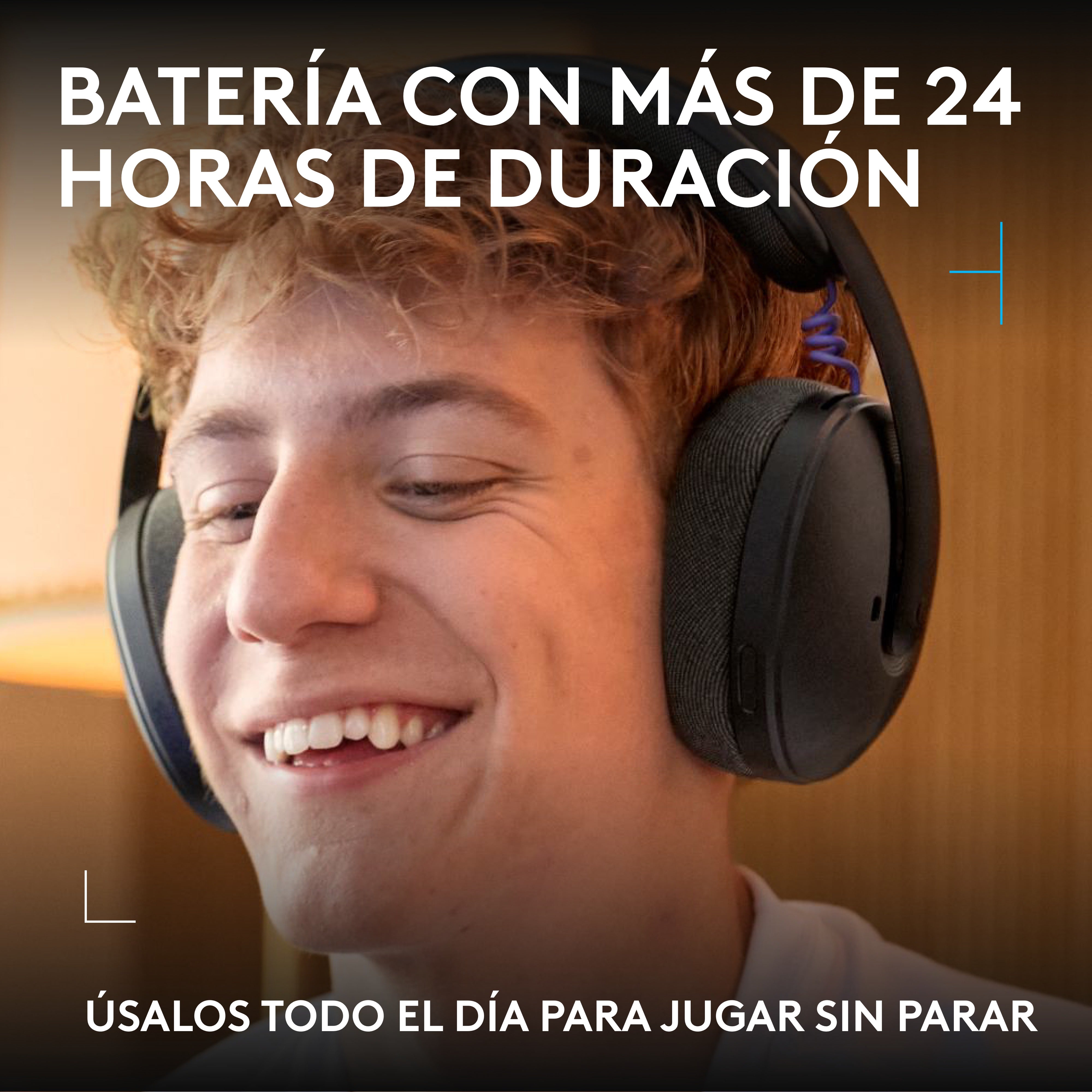 AudÍfonos con micrófono inalámbricos G325 LIGHTSPEED para juegos Negro