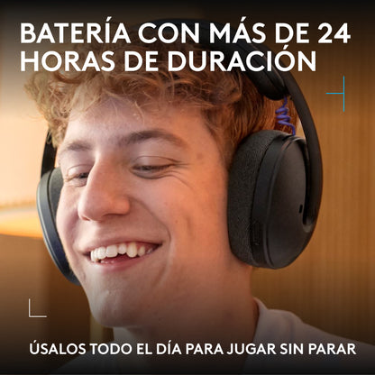 AudÍfonos con micrófono inalámbricos G325 LIGHTSPEED para juegos Negro