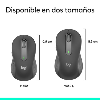 Mouse inalámbrico Logitech Signature M650 L