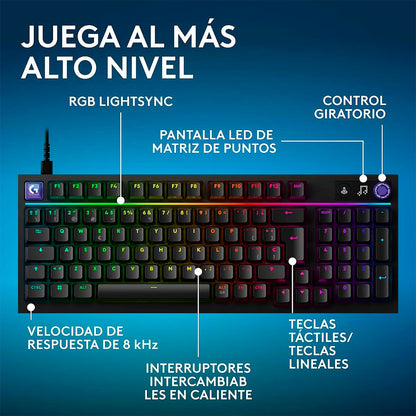 Teclado Logitech G512 X 75 Gaming Analógico/Mecánico TMR