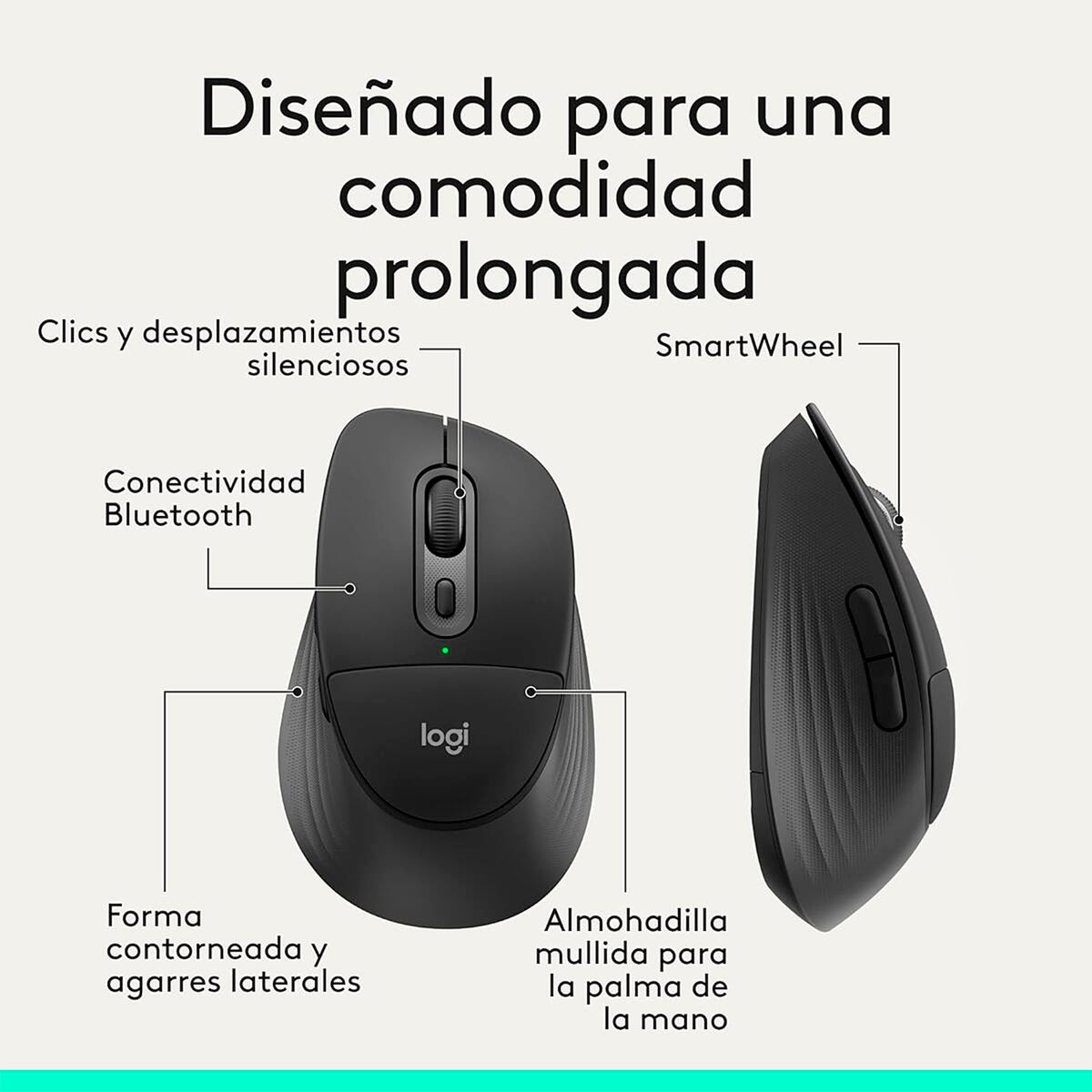 Mouse Inalámbrico Bluetooth Logitech M850 L Signature Comfort Plus