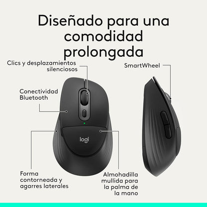 Mouse Inalámbrico Bluetooth Logitech M850 L Signature Comfort Plus