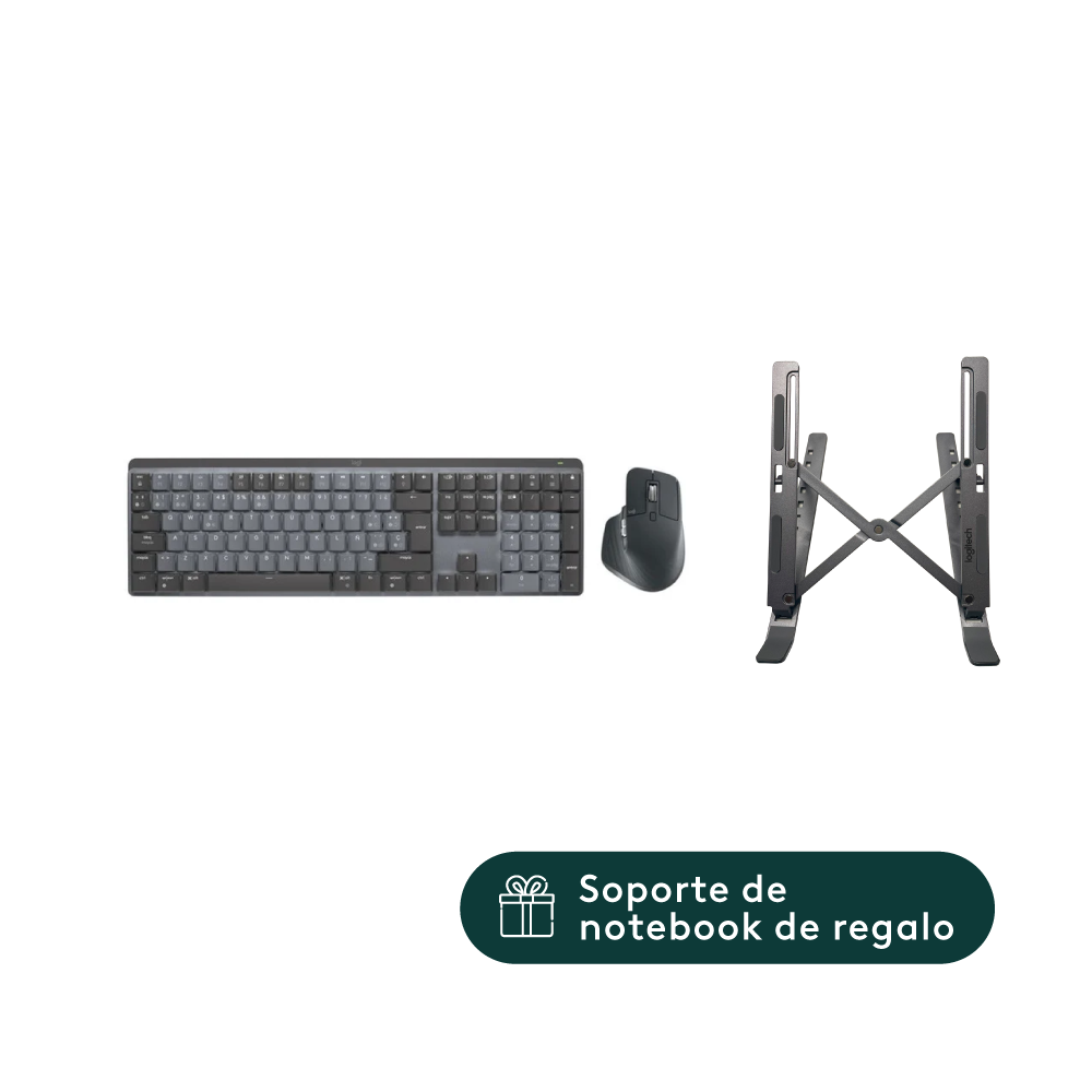 Combo Logitech Teclado Mx Mechanical + Mouse Mx Master 3s
