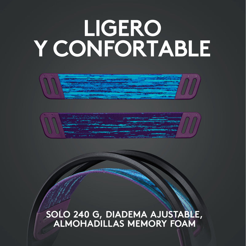 Auriculares Gamer Logitech G335, Pc, Ps5, Xbox / Color & Confort