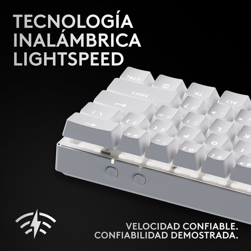 Teclado Gamer Logitech Pro X 60, Inalámbrico Lightspeed