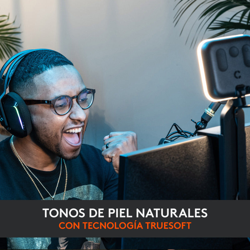 Combo Streaming Micrófono Yeti Gx + Luz Premium Litra Glow