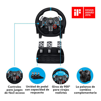 Volante de Carreras Logitech G29 Driving Force para PS5, PS4, PS3 y PC
