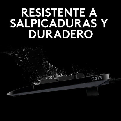 Teclado Gamer Logitech G213 Prodigy con Iluminación RGB LIGHTSYNC