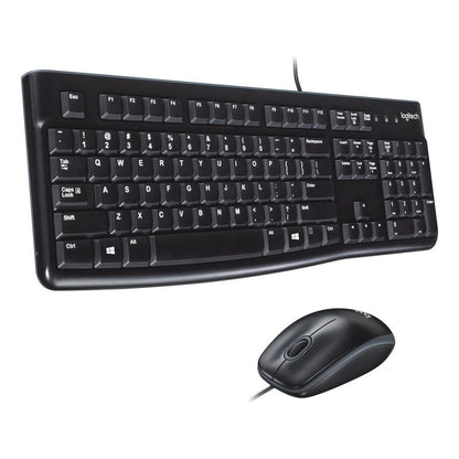 Teclado Y Mouse Usb Plug And Play Logitech Mk120